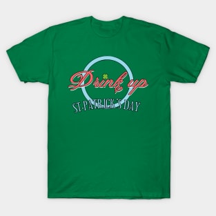 drink up st.patrick's  day vintage T-Shirt